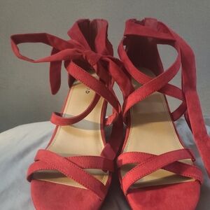 Torrid Strappy Wedges size 10